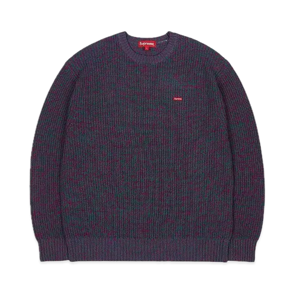 Supreme Melange Rib Knit Sweater "Teal"
