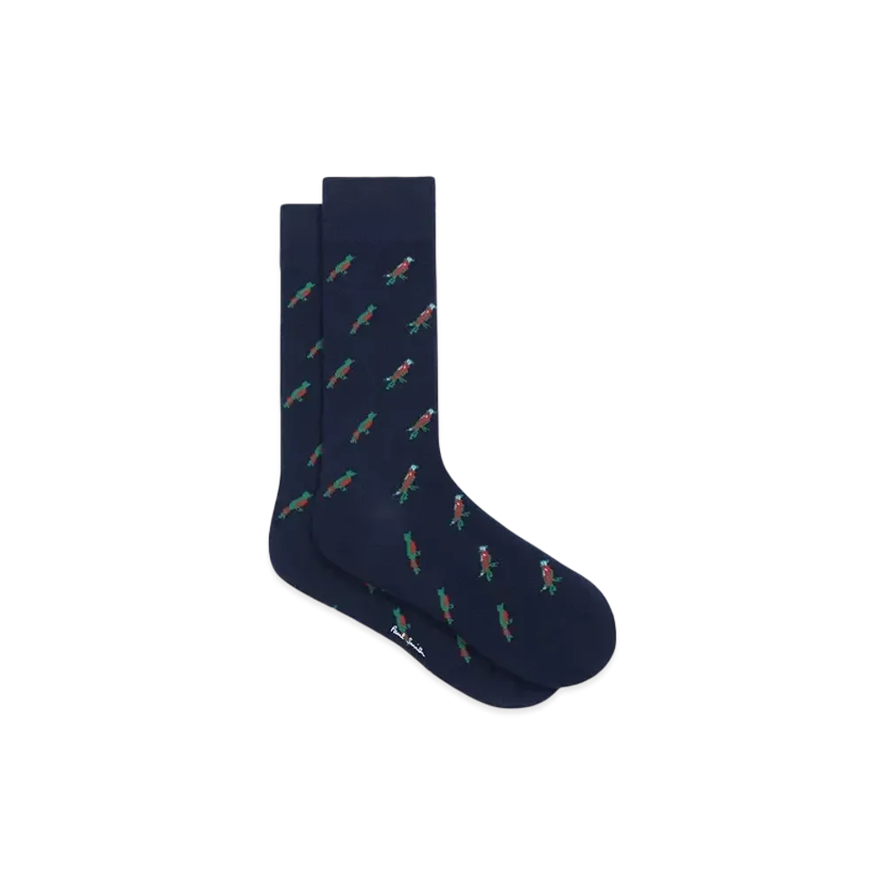 Paul Smith Little Birds Socks "Navy"