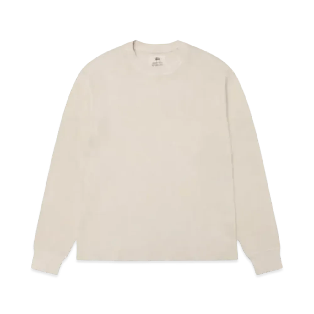 Stussy Garment Dyed LS Thermal "Bone"