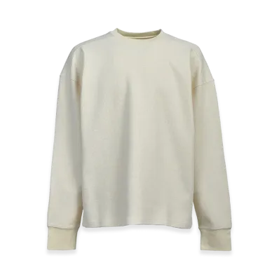 BREATH New Rich Waffle LS Tee Type-2 "Cream"