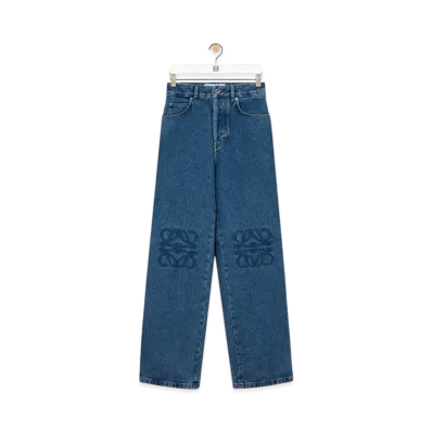 LOEWE Anagram Baggy Jeans "Jeans Blue"