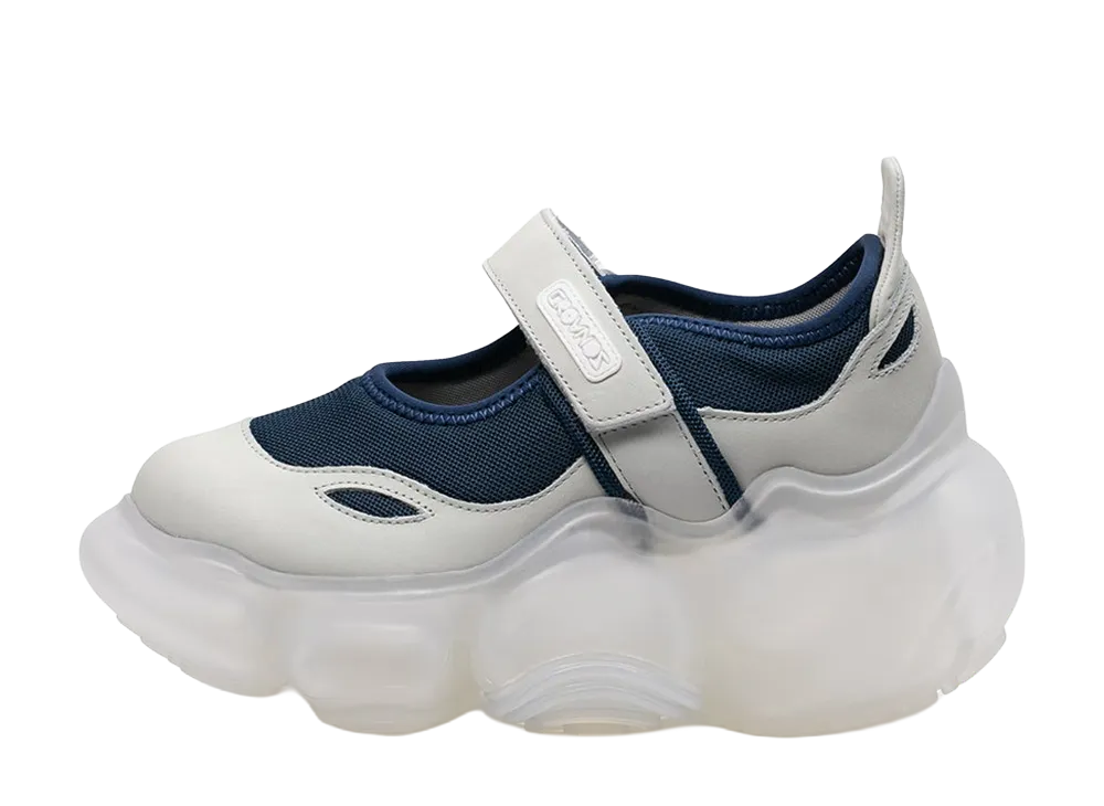 grounds Women's MOOPIE MARY JANE "Night Gray/Clear Matte"