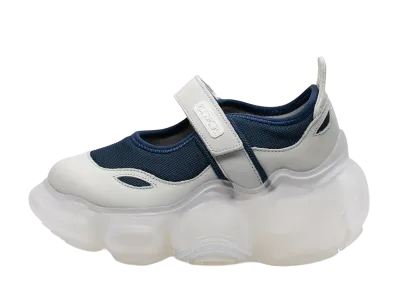 grounds Women's MOOPIE MARY JANE "Night Gray/Clear Matte"