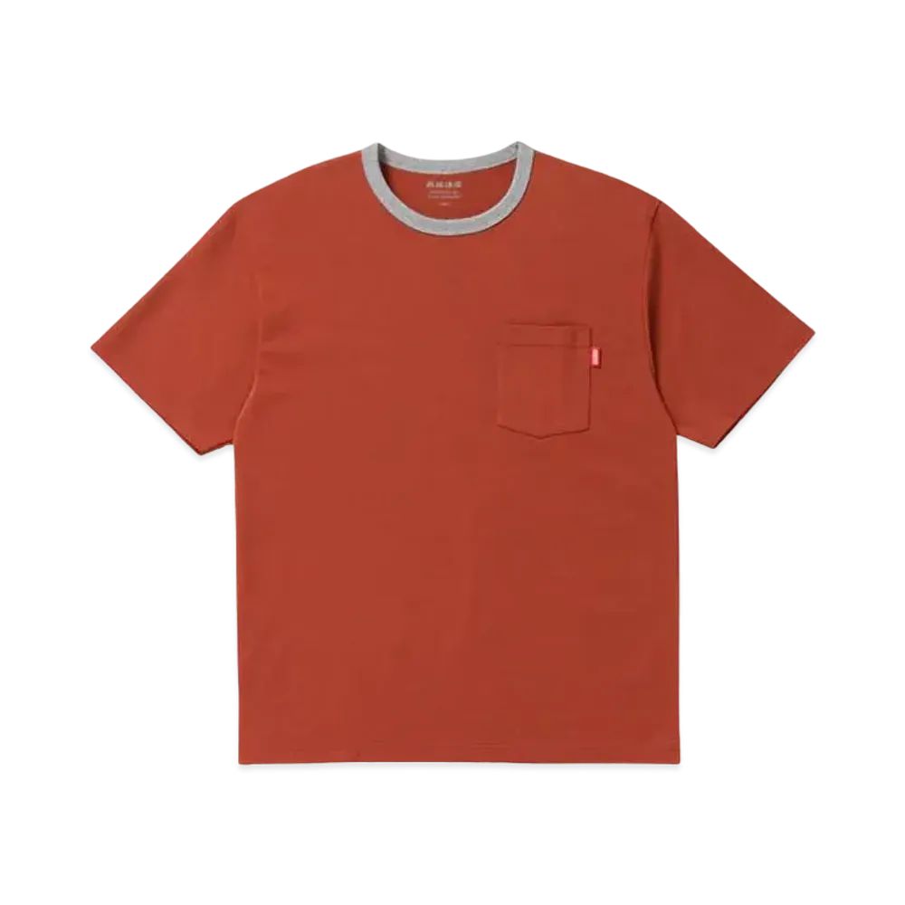BlackEyePatch Handle With Care Pocket Tee "Brick"