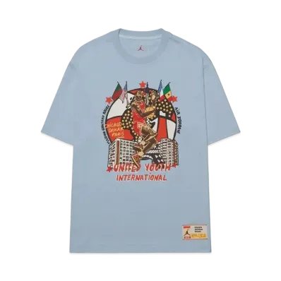 Jordan x Maison Château Rouge Men's Tee #1 "Light Blue"