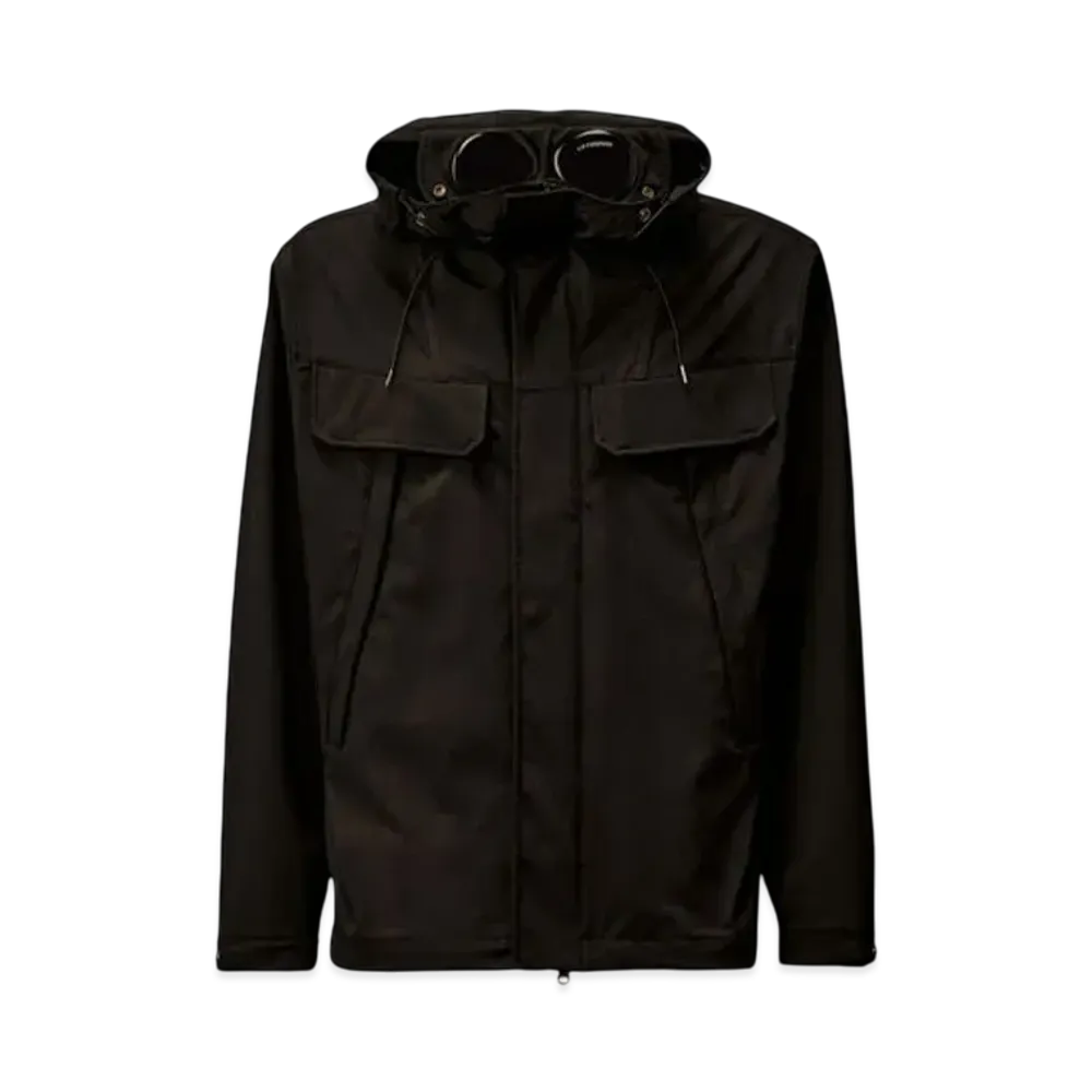 C.P. Company Shell-R Double Pocket Goggle Jacket "Black"