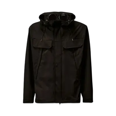 C.P. Company Shell-R Double Pocket Goggle Jacket "Black"