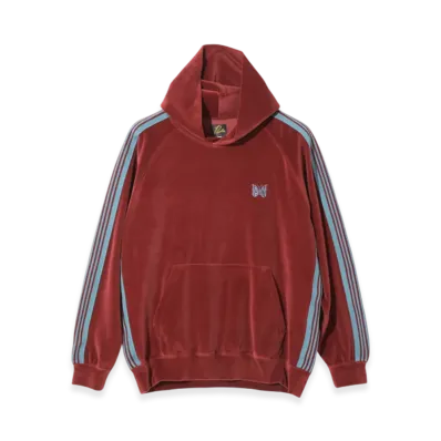 NEEDLESTrack Hoody - C/PE Velour "Red"