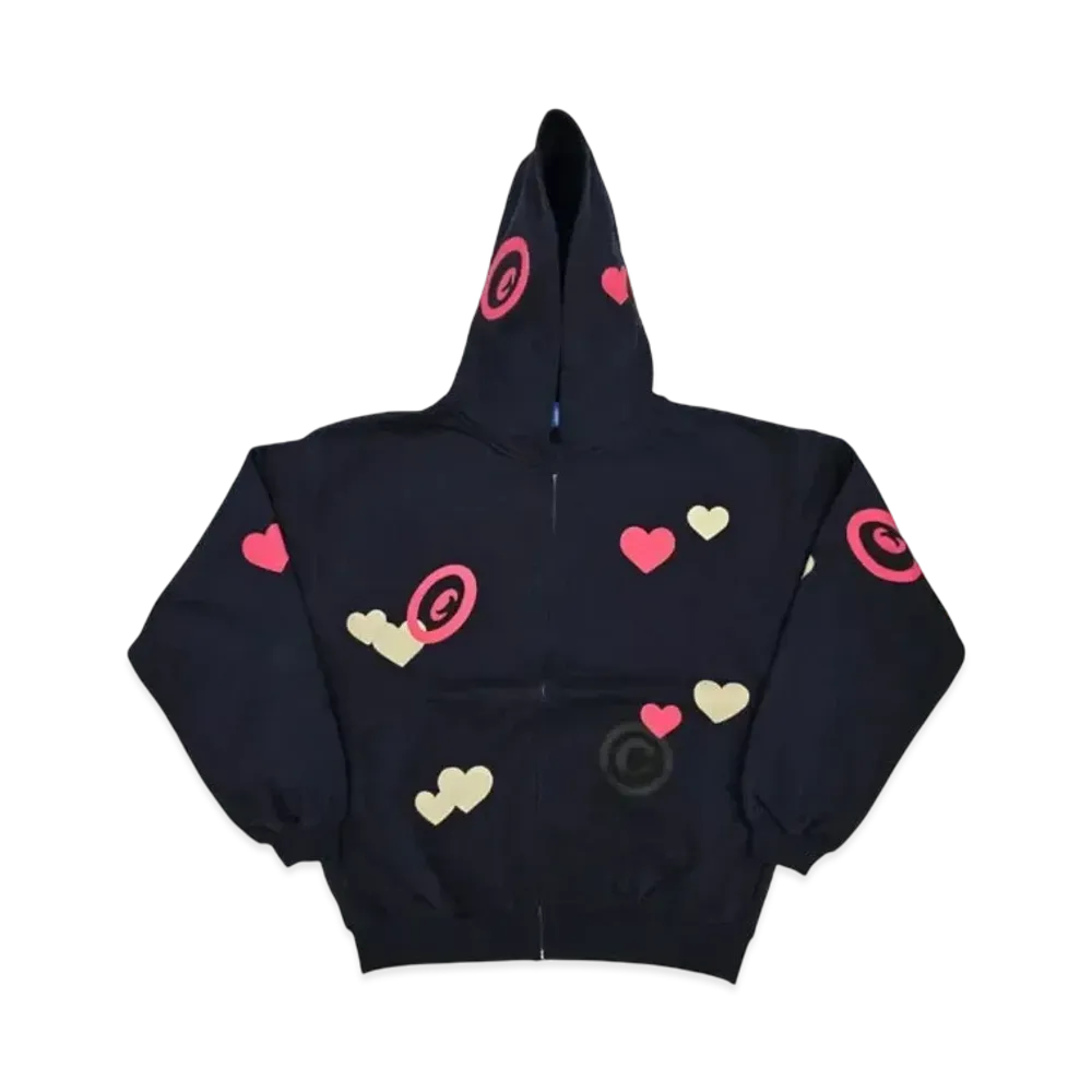 COIN PARKING DELIVERY CPD Love Patch Zipper Hoodie #6 "Navy"