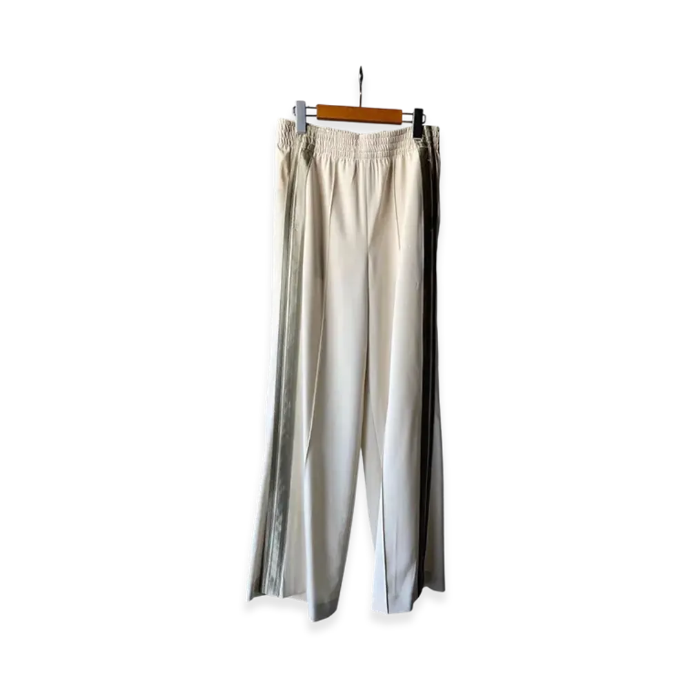 Matin Kim Side Color Point Track Pants "Ivory"