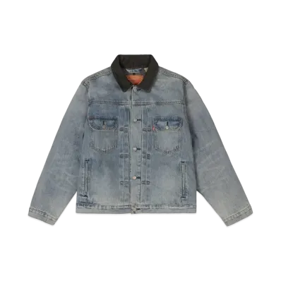 Stussy × Levi's Embossed Trucker "Denim" A5215-0000