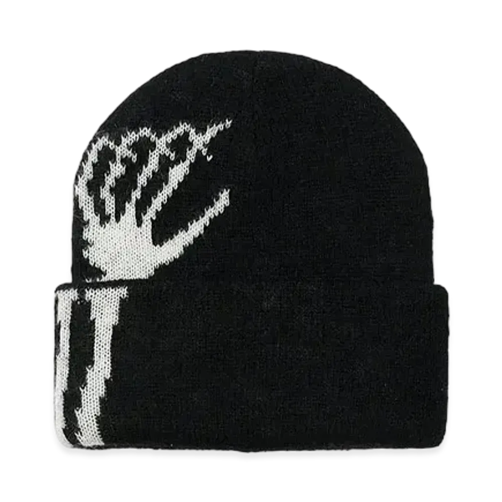 Y-3 PALACE Skull Beanie "Black / White"