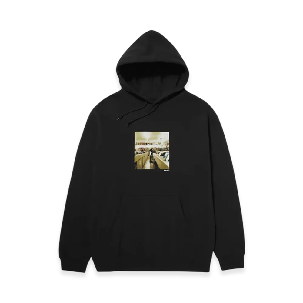 HUF x J DILLA Diggin Po Washed Hoodie "Washed Black"