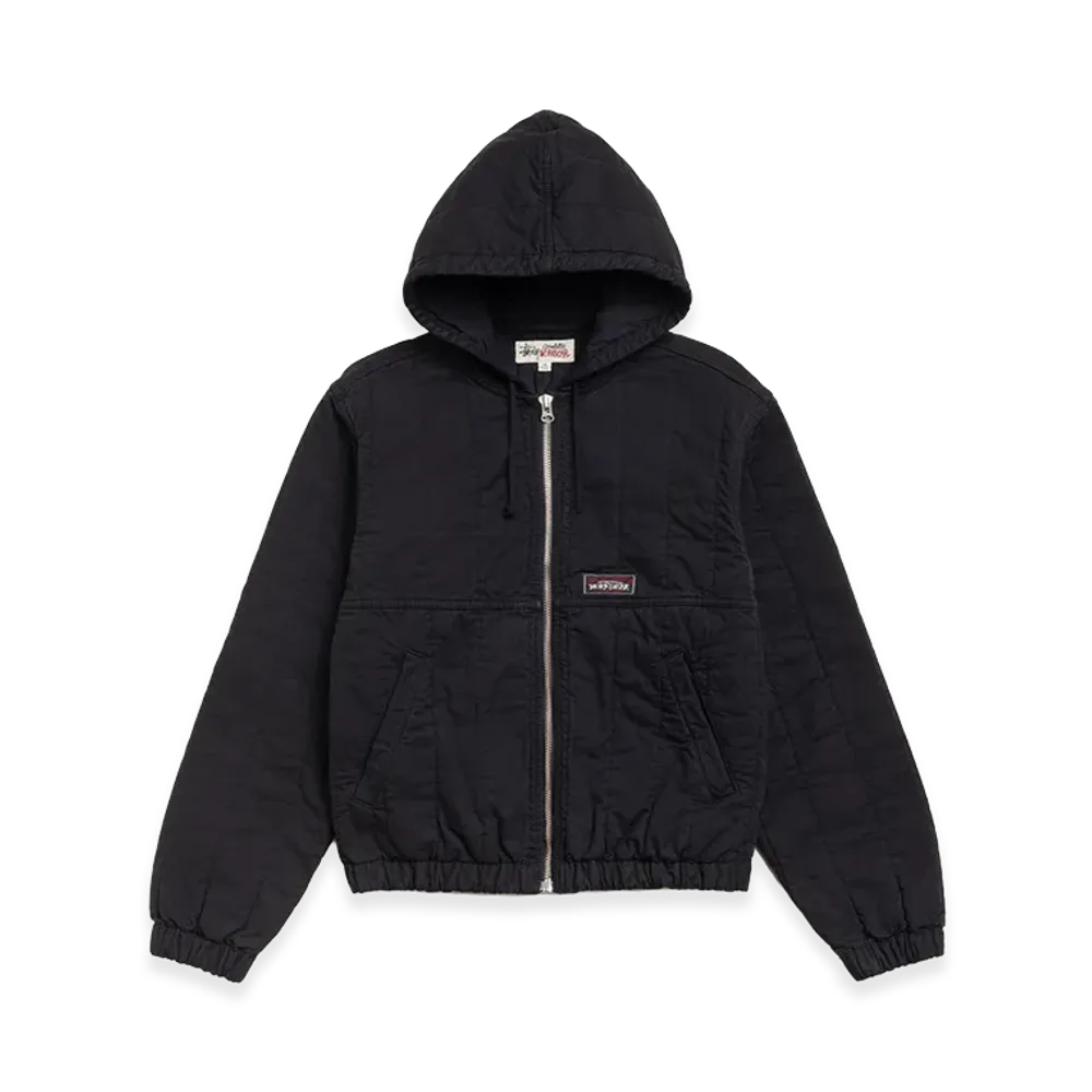 Stussy Quilted Canvas Work Jacket "Black"