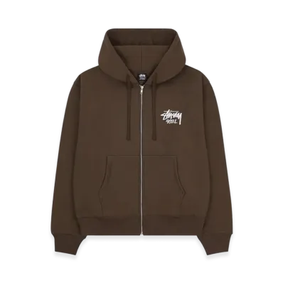 Stussy Stock Seoul Zip Hood 2022 "Coffee"