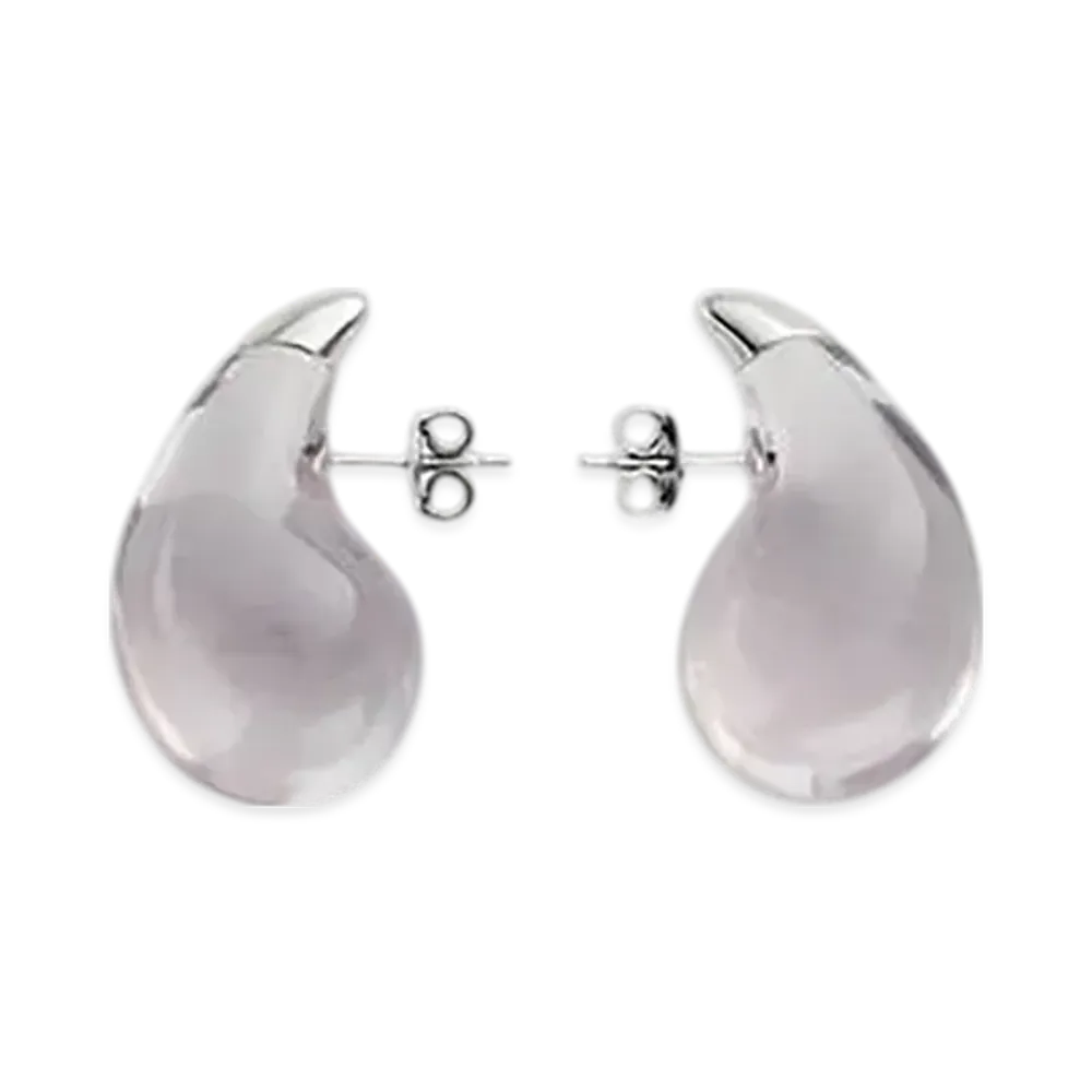 Bottega Veneta Drop Earrings "Transparent"