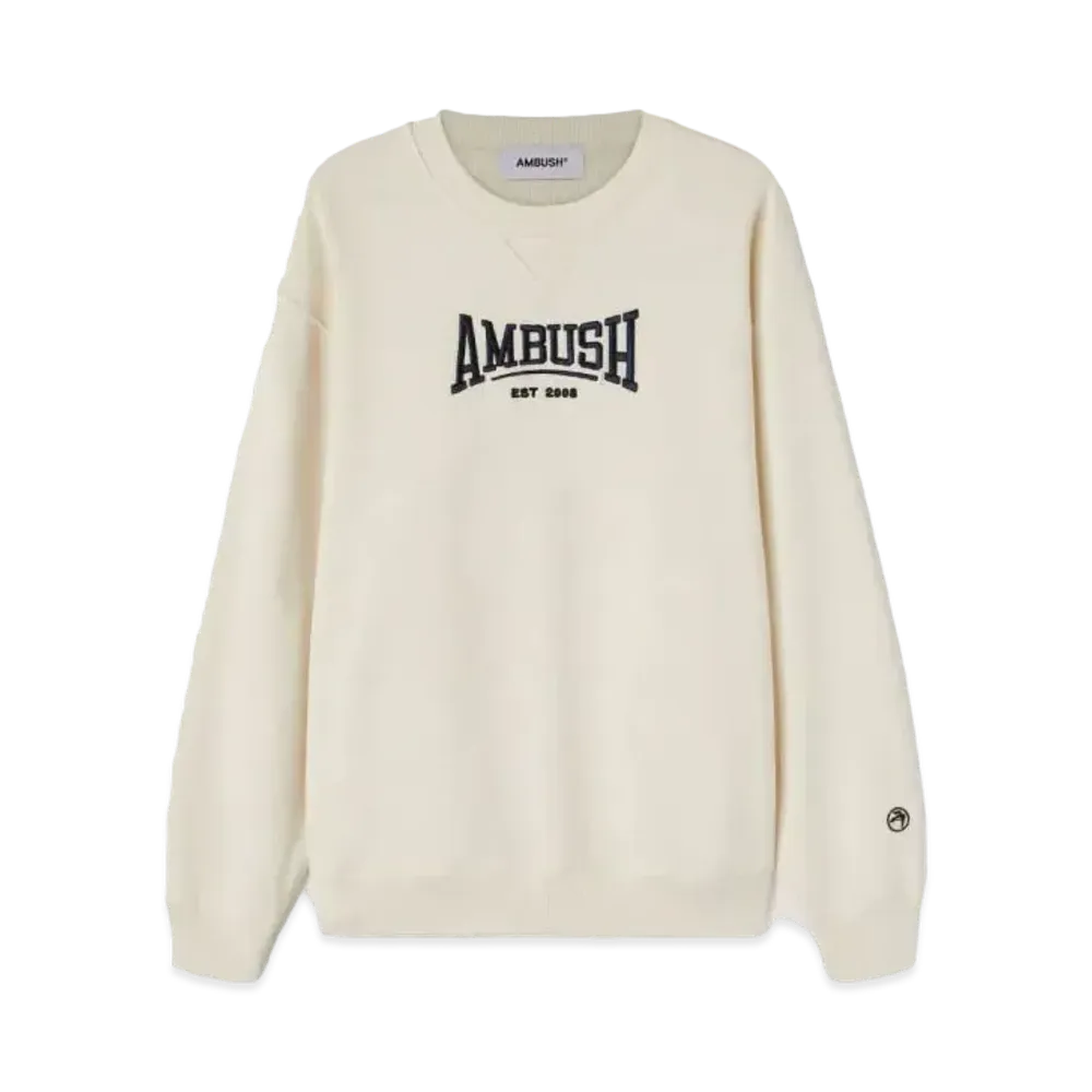 AMBUSH Graphic Crewneck "White"