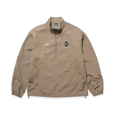 F.C.Real Bristol Nylon Quarter-Zip Blouson "Mocha"