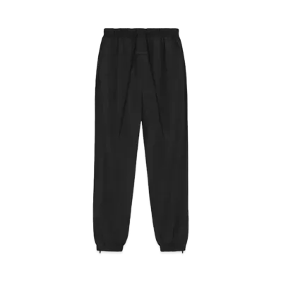 FEAR OF GOD ESSENTIALS Crinkle Nylon Trackpants "Jet Black"