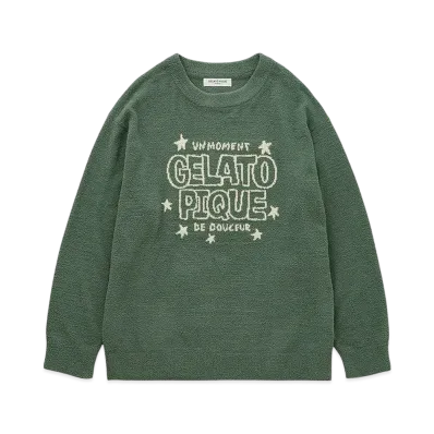 GELATO PIQUE Homme Air Moco Pique Logo Jacquard Pullover "Green"