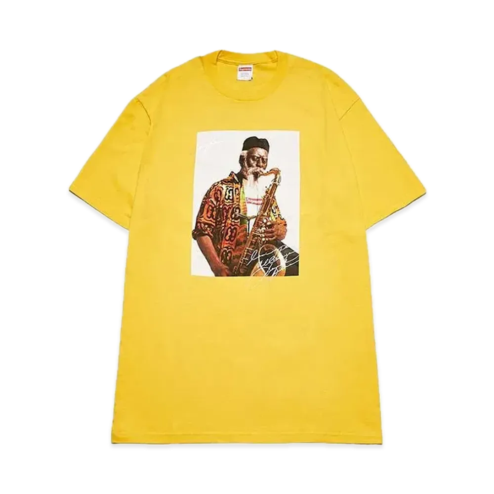 シュプリーム ファラオ サンダース Tシャツ "イエロー"