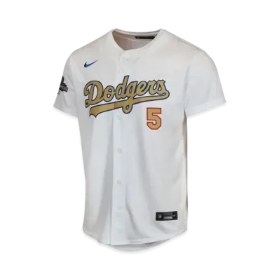 MLB Los Angeles Dodgers 2025 Gold Collection Youth Freddie Freeman Nike Limited Jersey "White"