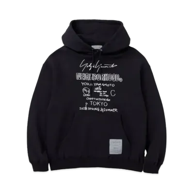 NEIGHBORHOOD x YOHJI YAMAMOTO Sweatparka LS "Black"