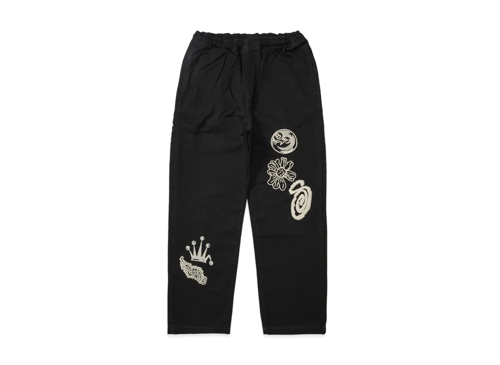 Stussy NOMA ICON BEACH PANT "Washed Black"