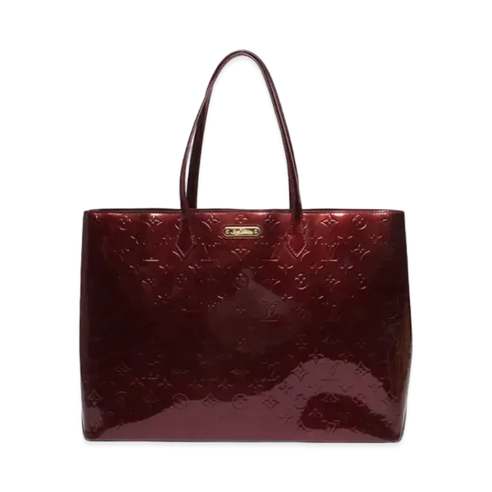 Louis Vuitton Wilshire GM Monogram Vernis "Rouge Fauviste"