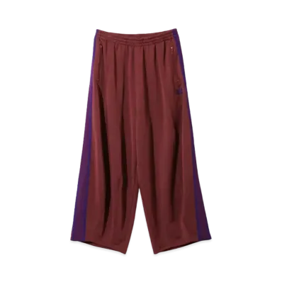 Needles H.D. Track Pant - Poly Smooth "Wine"