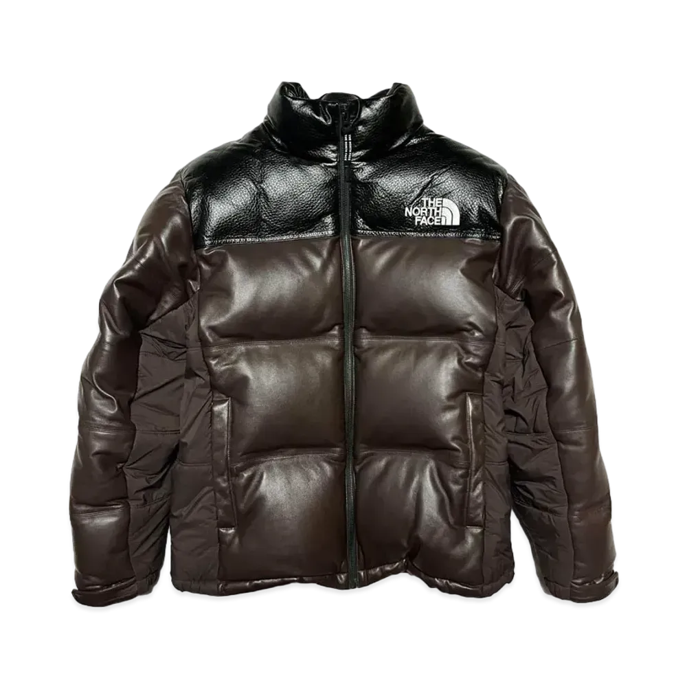 The North Face Eco Leather Nuptse Jacket Limited Edition of 400 "Brown" (Serial Numbered)