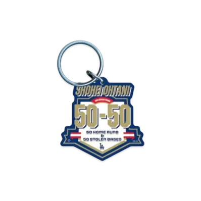 MLB Los Angeles Dodgers Shohei Ohtani 50-50 Key Ring