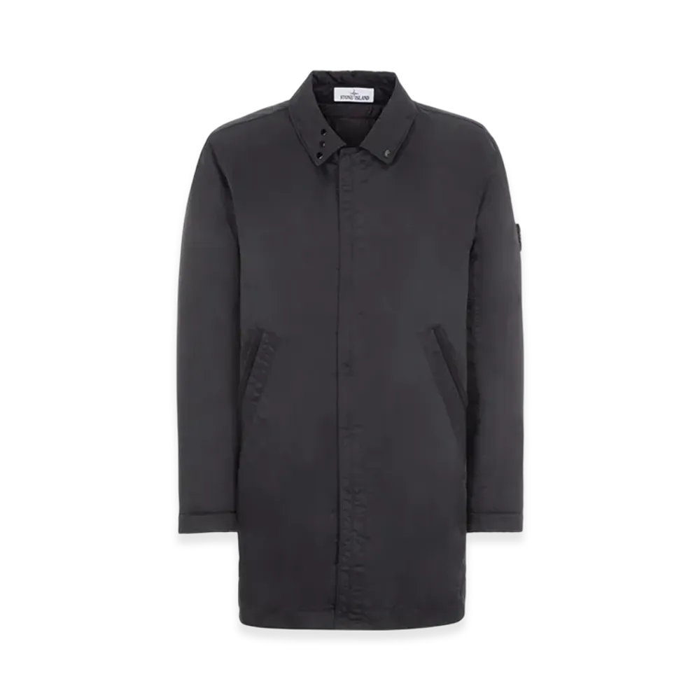 Stone Island 42646 Hyper Dense Nylon Twill With Primaloft Insulation Technology Coat - 22FW "Black"