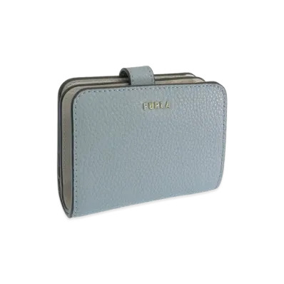 FURLA Ritzy S Compact Wallet "Blue"