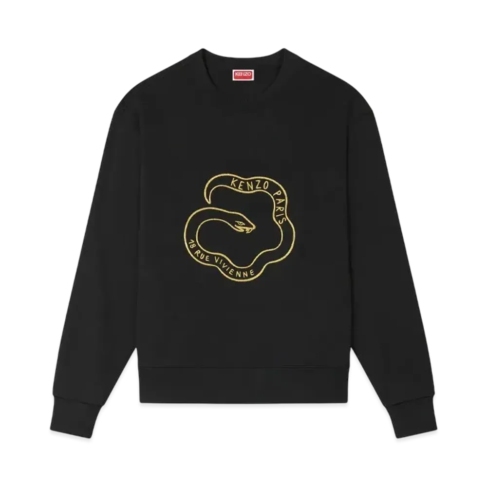 KENZO 'Lunar New Year' Embroidery Sweat "Black"