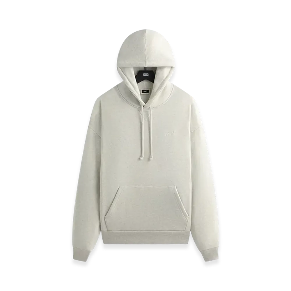 Kith Sueded French Terry Nelson Hoodie "Light Heather Grey"