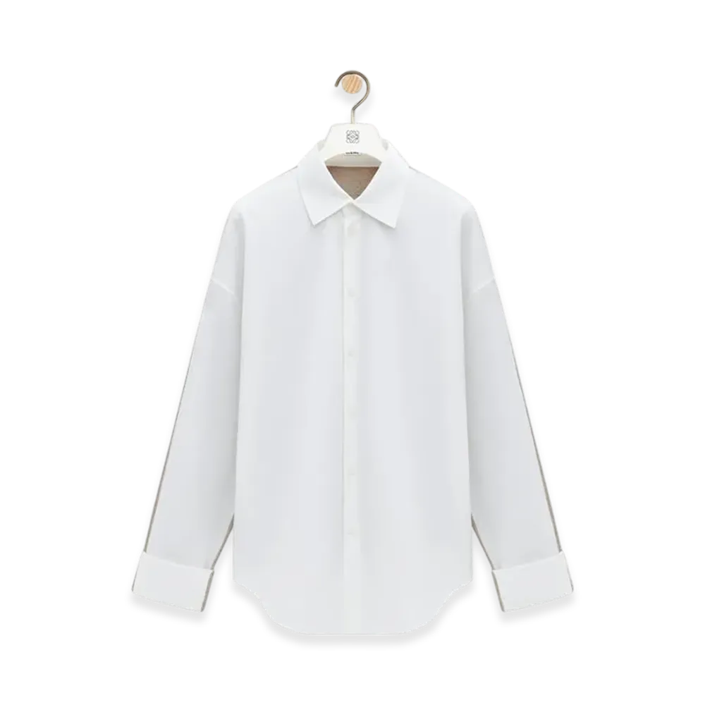 LOEWE Hybrid Shirt "White/Beige"