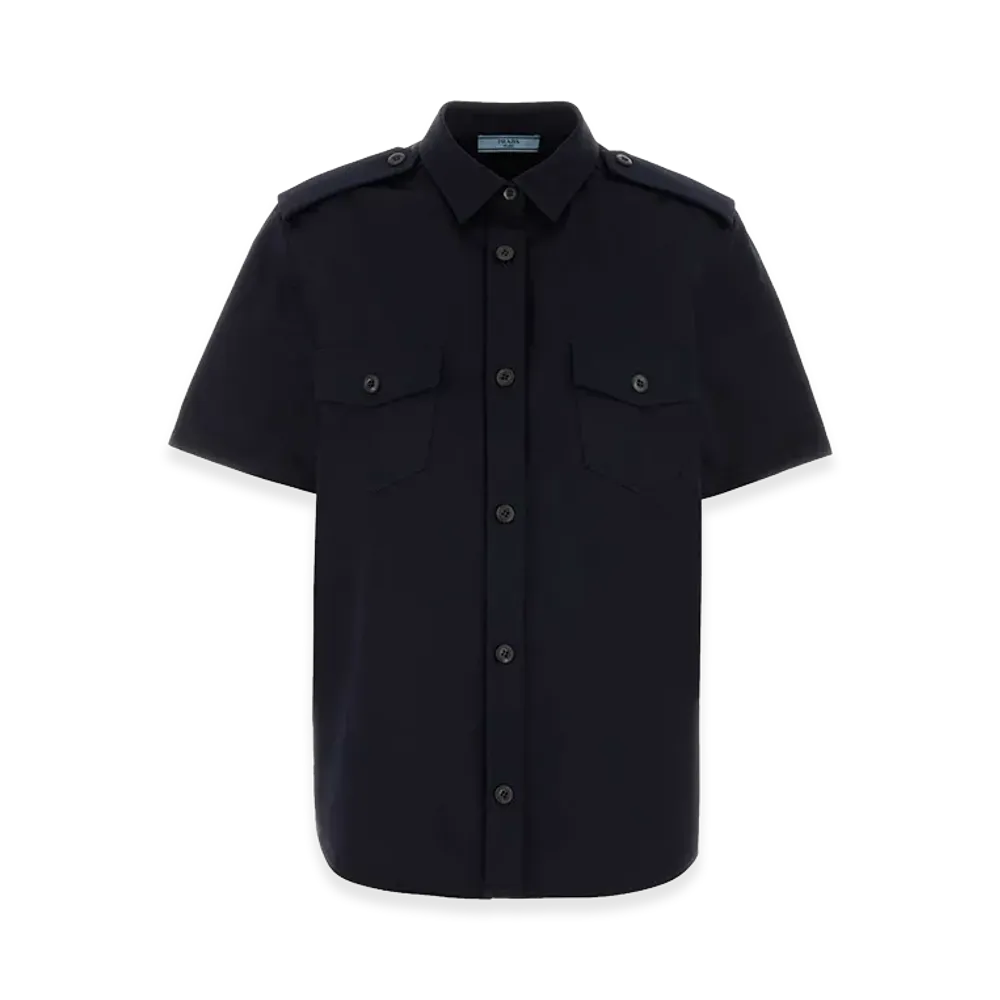 PRADA Women's Cotton Shirt "Blue"