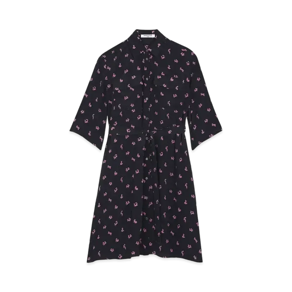 Maison Kitsune Double Pocket Dress "Black"