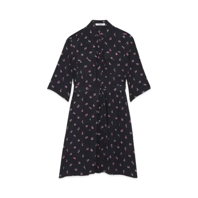 Maison Kitsune Double Pocket Dress "Black"