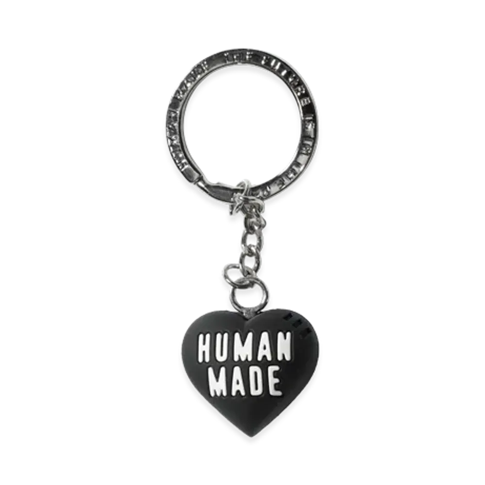 HUMAN MADE Heart Rubber Keychain "Black"