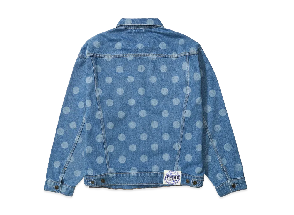 Gap x Awake NY Oversized Polka Dot Icon Denim Jacket 