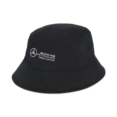 adidas Mercedes-AMG Petronas F1 Team Mechanics Bucket Hat "Black/Reflective Silver"