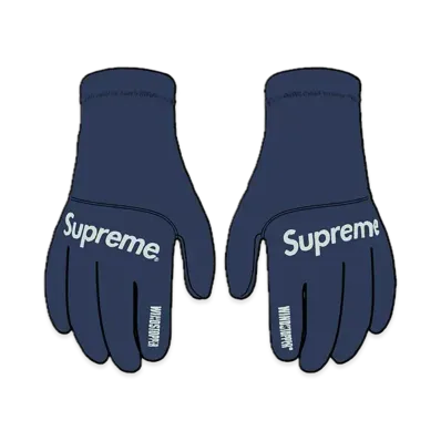 Supreme Windstopper Gloves "Navy"