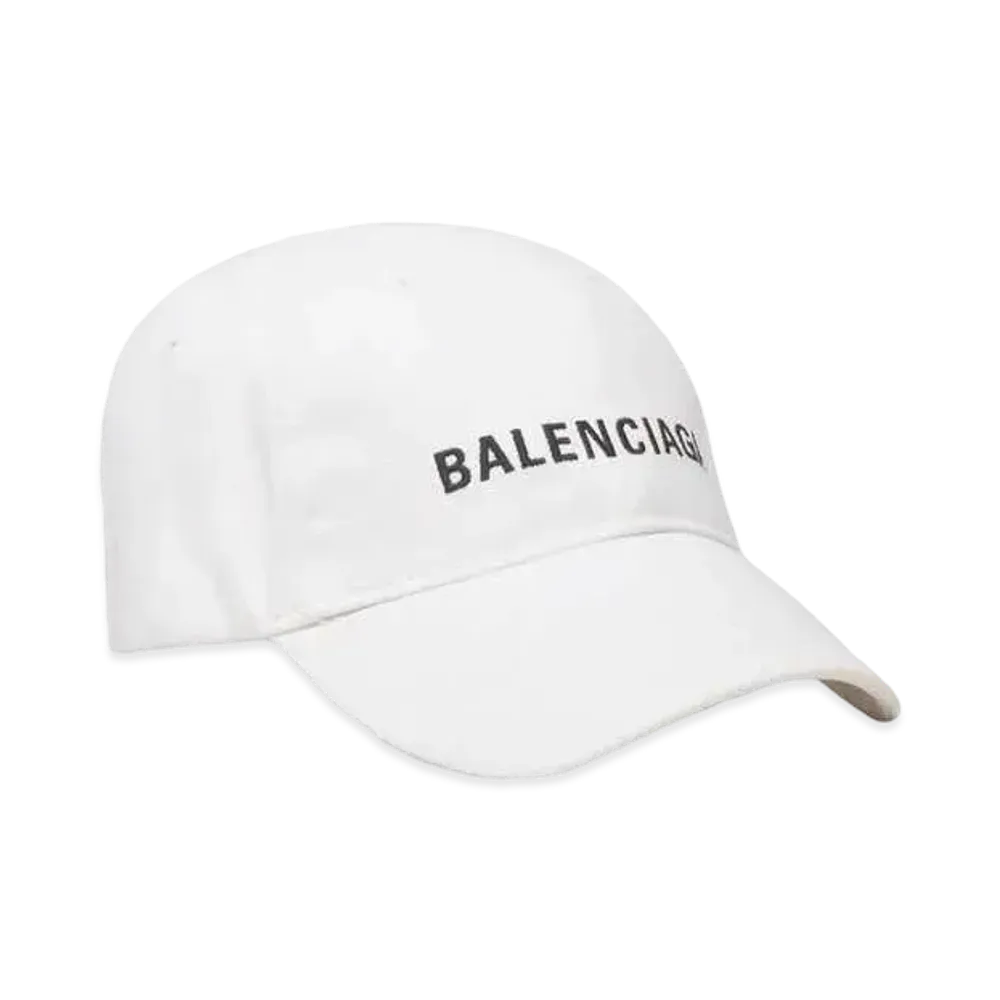 BALENCIAGA Logo Cap "White"