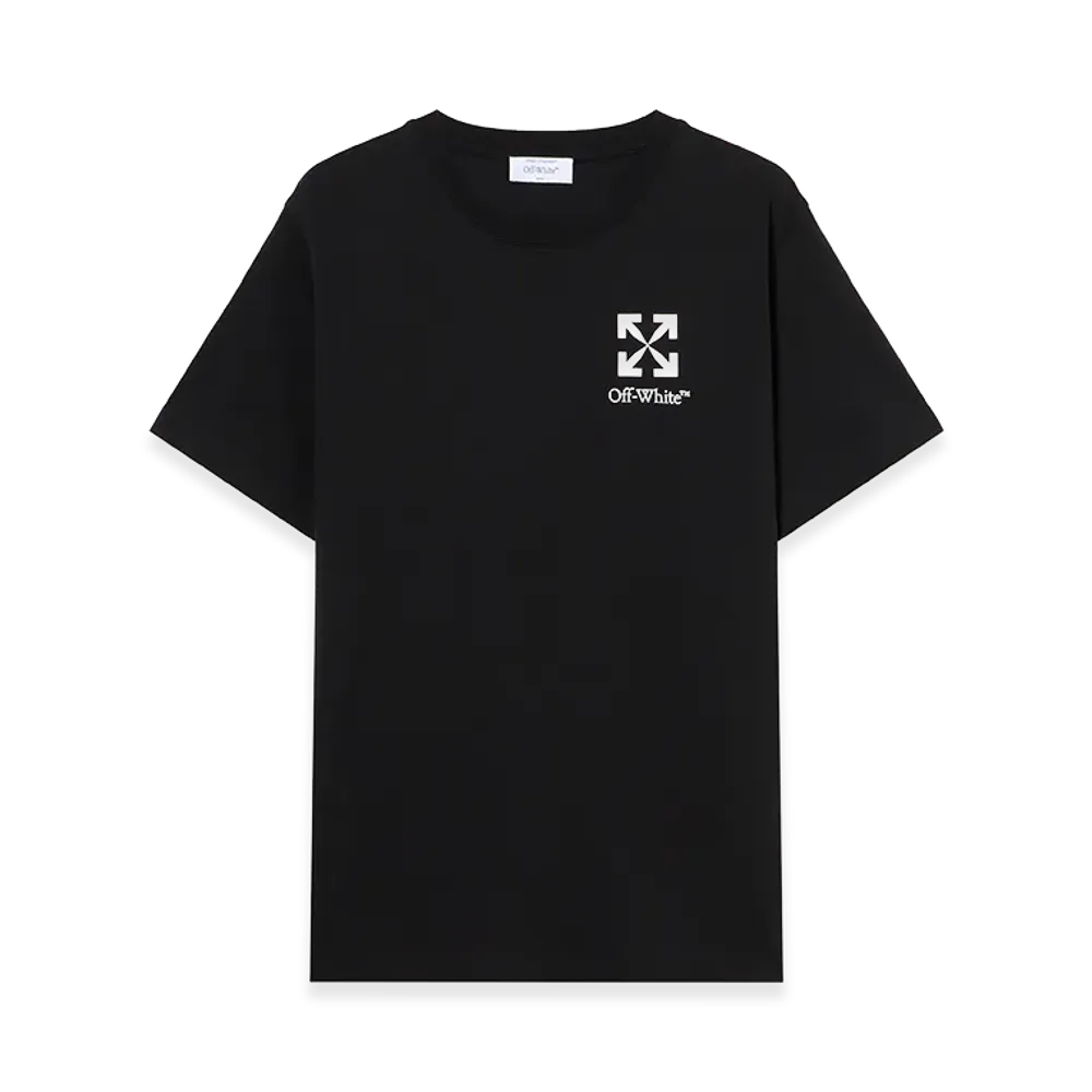 Off-White Small Arrow Slim Logo Tee "Black"