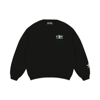 A FEW GOOD KIDS Lion Logo Crew Sweat "Black"