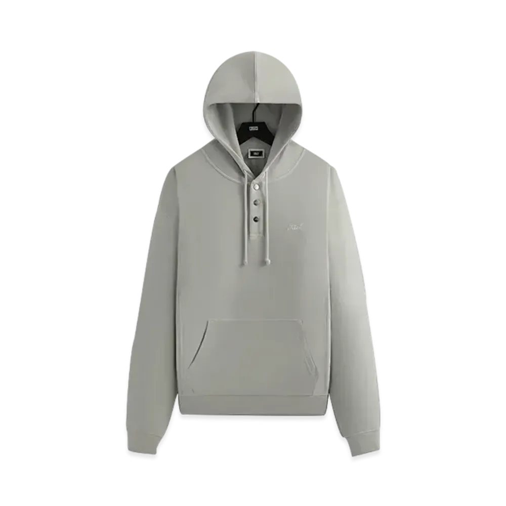 Kith Crystal Wash Interlock Williams IV Hoodie "Concrete"