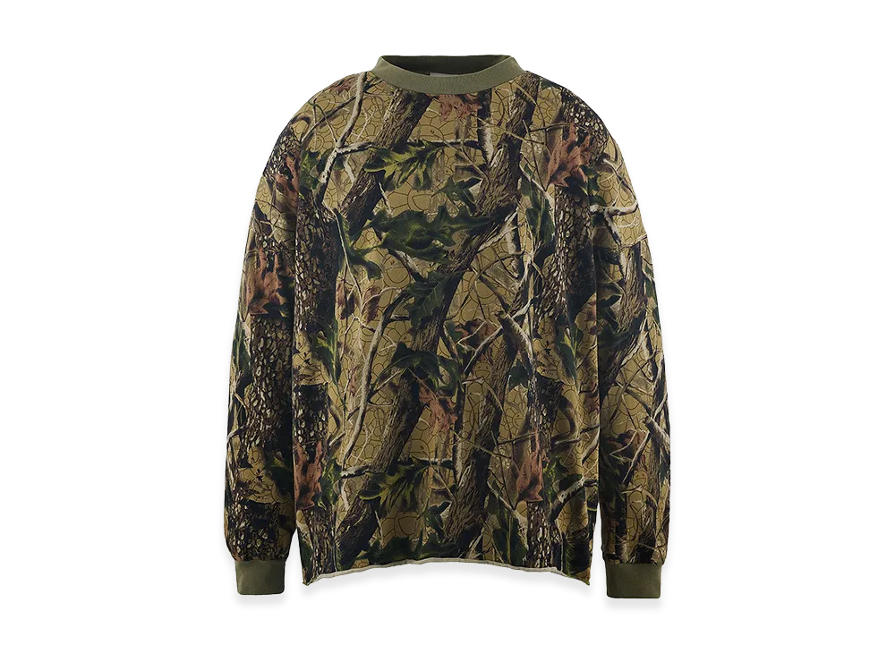 mononoke made LS T-Shirt Wide/Camo "White"