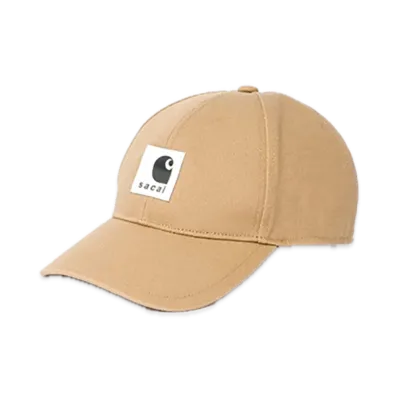 sacai x Carhartt WIP Duck Cap (ISETAN Shinjuku Exclusive) "Beige"